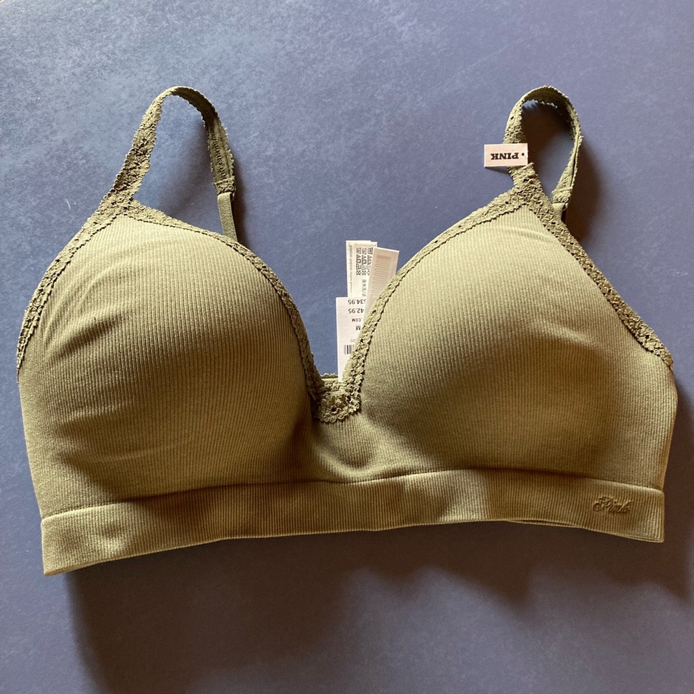 Victoria’s Secret PINK Seamless Push-Up Wireless Bralette/Bra Top